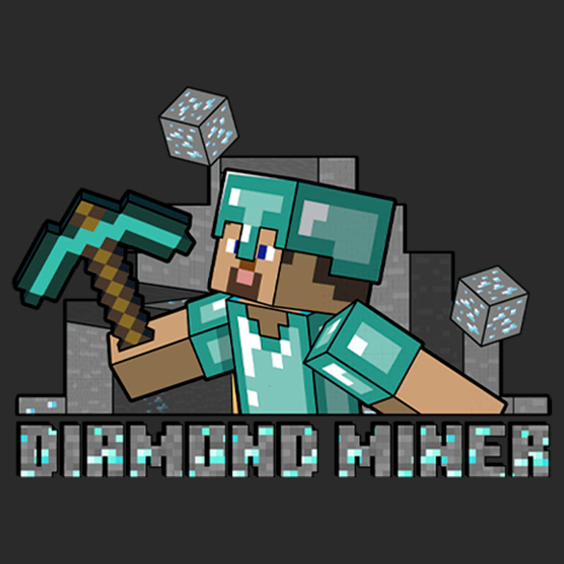 Men's Minecraft Diamond Miner T-Shirt