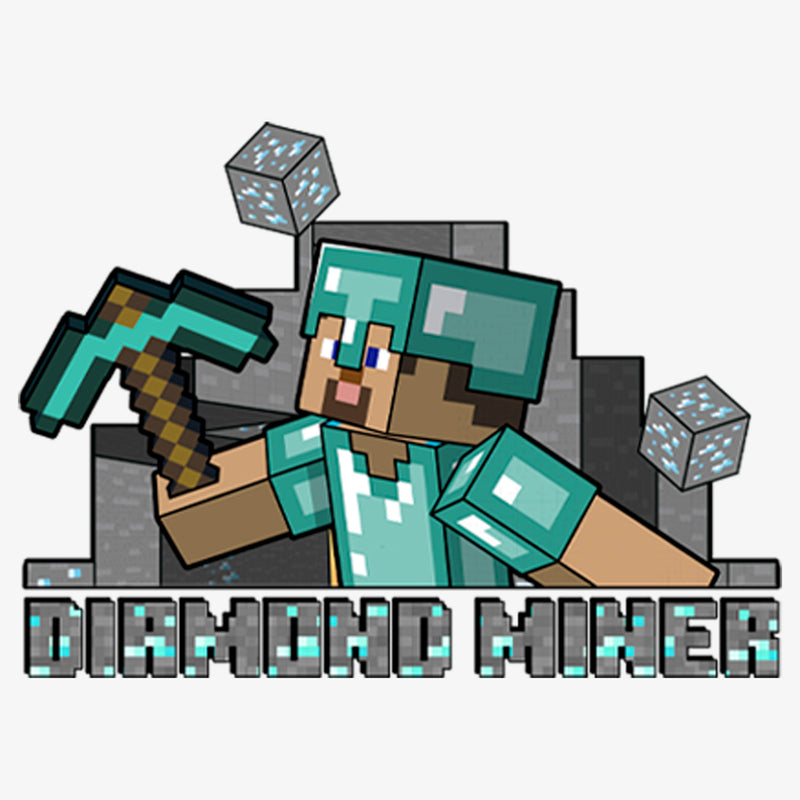 Women's Minecraft Diamond Miner T-Shirt