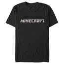 Men's Minecraft Classic Logo Black T-Shirt