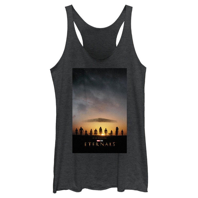 Women's Marvel Eternals Movie Poster Racerback Tank Top