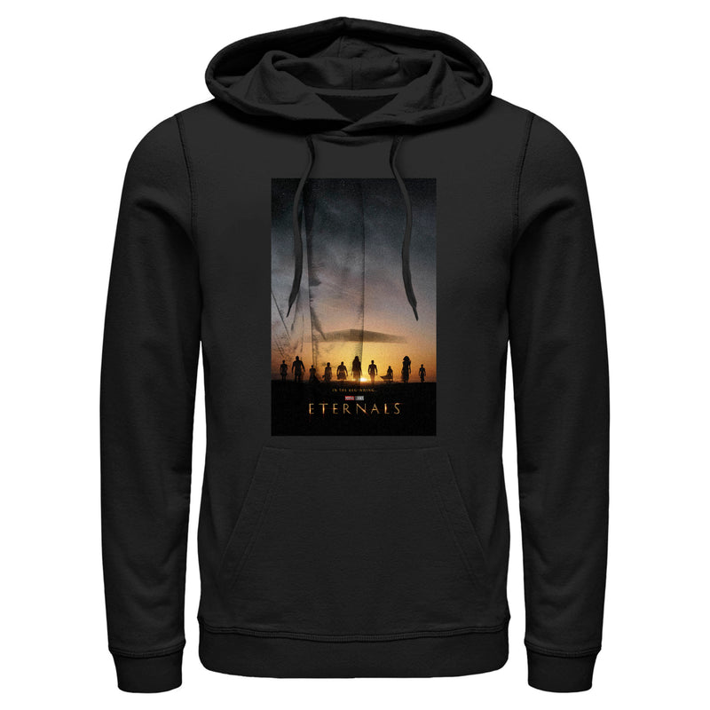 Men's Marvel Eternals Movie Poster Pull Over Hoodie