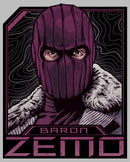 Men's Marvel The Falcon and the Winter Soldier Baron Zemo Badge T-Shirt