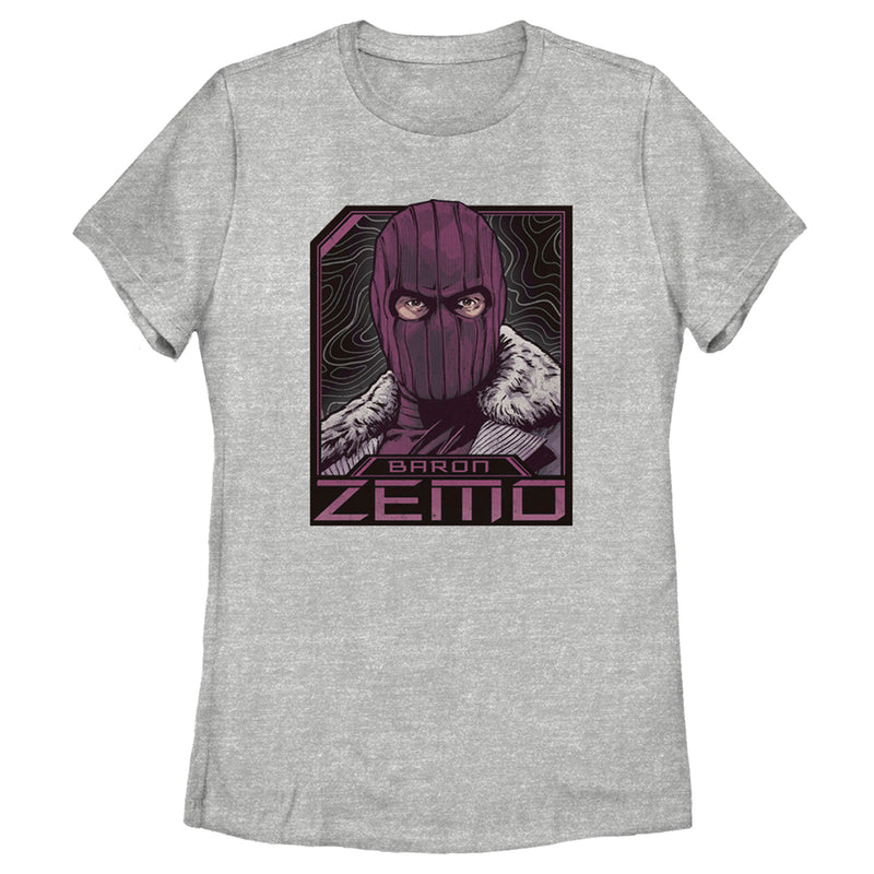Women's Marvel The Falcon and the Winter Soldier Baron Zemo Badge T-Shirt