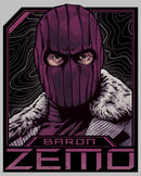 Women's Marvel The Falcon and the Winter Soldier Baron Zemo Badge T-Shirt