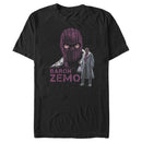 Men's Marvel The Falcon and the Winter Soldier Mask of Baron Zemo T-Shirt