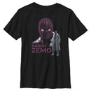 Boy's Marvel The Falcon and the Winter Soldier Mask of Baron Zemo T-Shirt