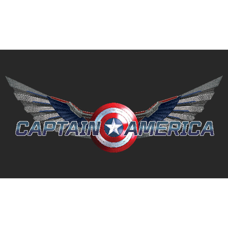 Women's Marvel The Falcon and the Winter Soldier Captain America Shield with Wings T-Shirt
