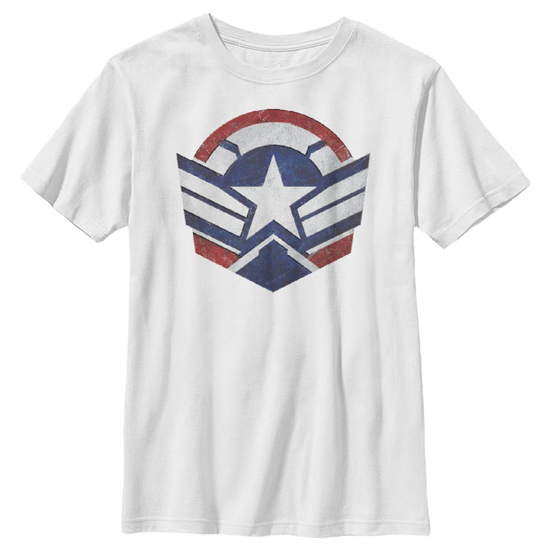 Boy's Marvel The Falcon and the Winter Soldier Captain America New Shield T-Shirt