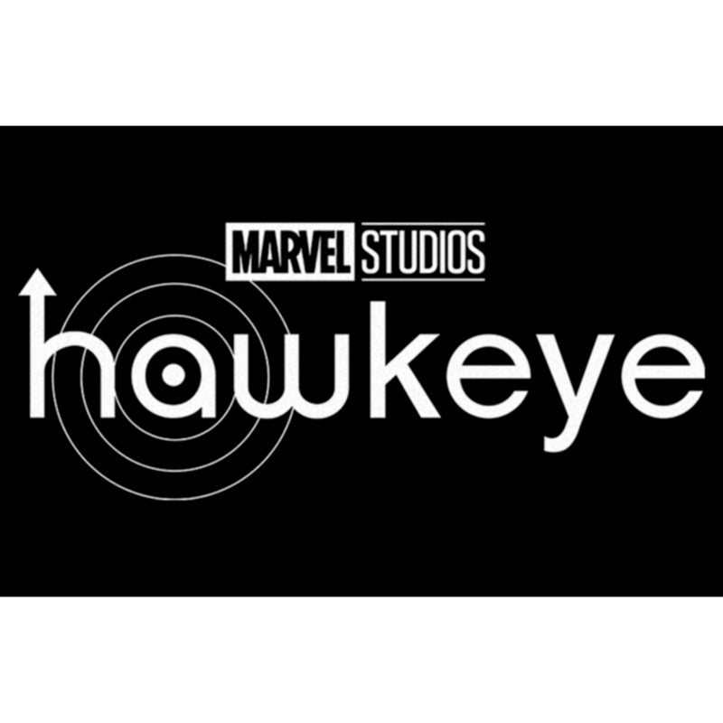 Women's Marvel Hawkeye Black Logo T-Shirt