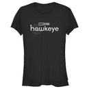 Junior's Marvel Hawkeye Black Logo T-Shirt