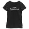 Girl's Marvel Hawkeye Black Logo T-Shirt