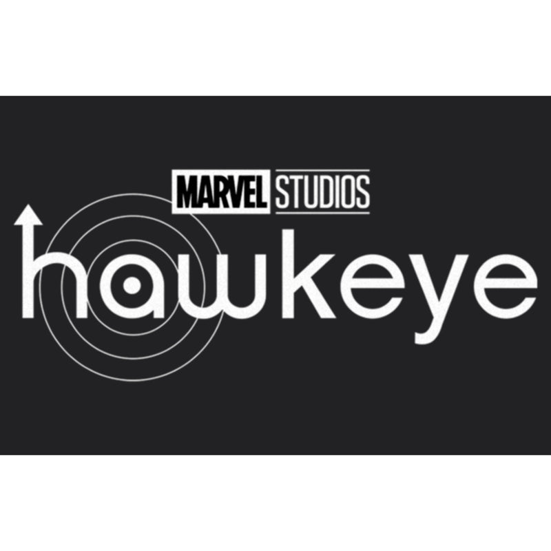 Women's Marvel Hawkeye Black Logo Racerback Tank Top