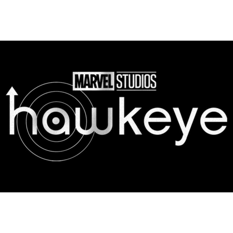 Women's Marvel Hawkeye Black Logo Scoop Neck