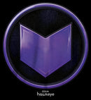 Boy's Marvel Hawkeye Purple Arrow Icon T-Shirt