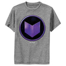 Boy's Marvel Hawkeye Purple Arrow Icon Performance Tee