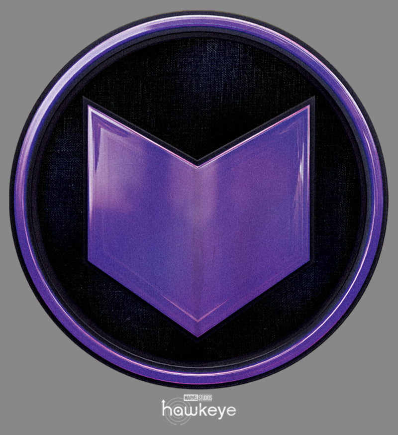 Boy's Marvel Hawkeye Purple Arrow Icon Performance Tee