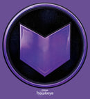 Women's Marvel Hawkeye Purple Arrow Icon Racerback Tank Top