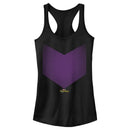 Junior's Marvel Hawkeye Halftone Arrow Icon Racerback Tank Top