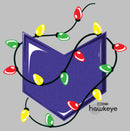 Women's Marvel Hawkeye Arrow Icon Christmas Lights T-Shirt