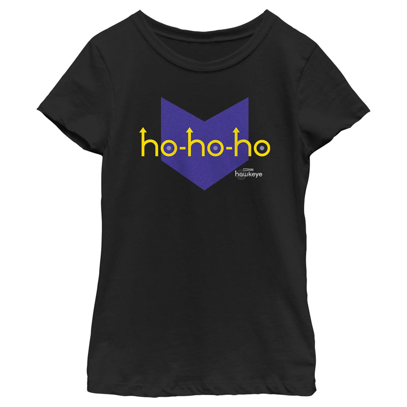 Girl's Marvel Hawkeye HoHo-Arrow Icon T-Shirt