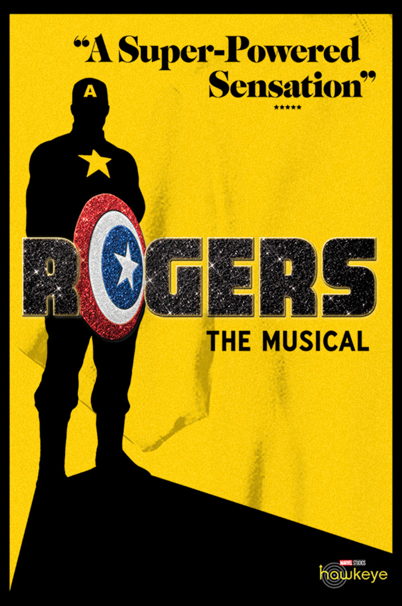 Boy's Marvel Hawkeye Rogers The Musical T-Shirt