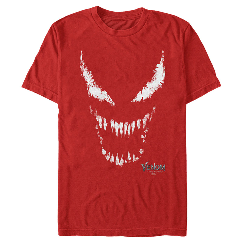 Men's Marvel Venom: Let There be Carnage Big White and Red face T-Shirt