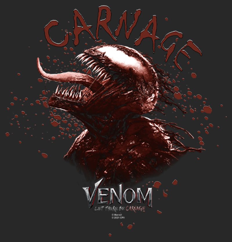 Women's Marvel Venom: Let There be Carnage Chilling Carnage Splatter T-Shirt