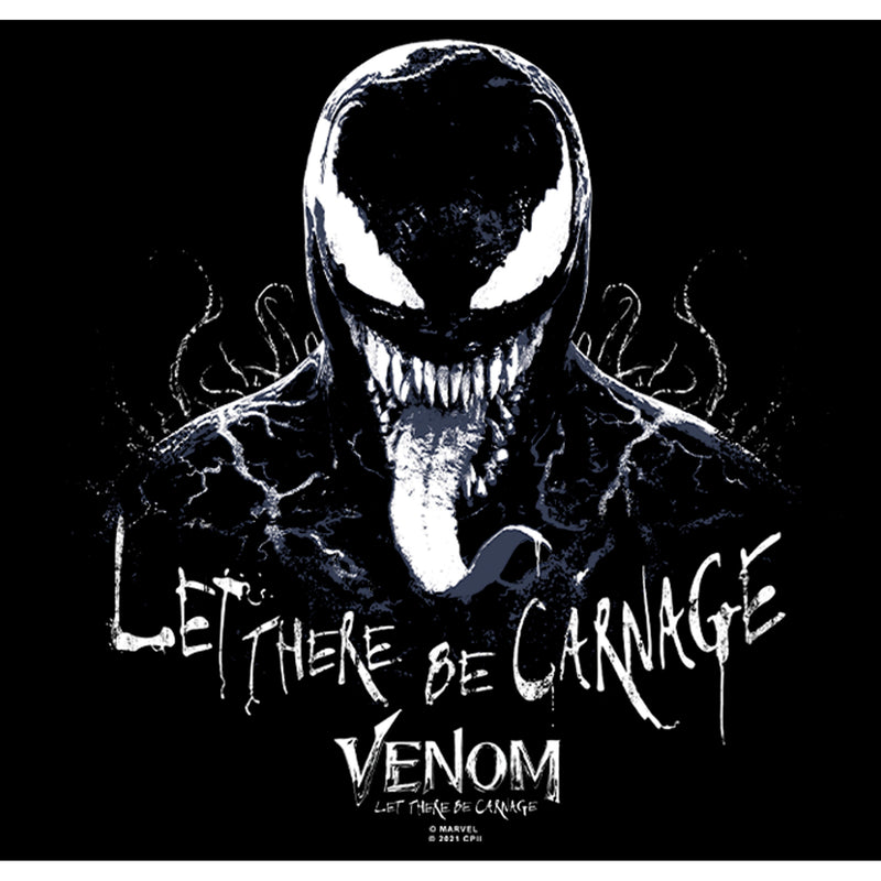 Boy's Marvel Venom: Let There be Carnage Black and White T-Shirt