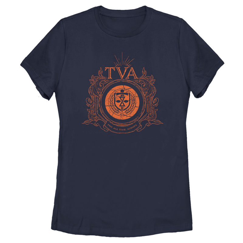 Women's Marvel Loki TVA Distressed Logo T-Shirt