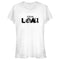 Junior's Marvel Loki Logo T-Shirt
