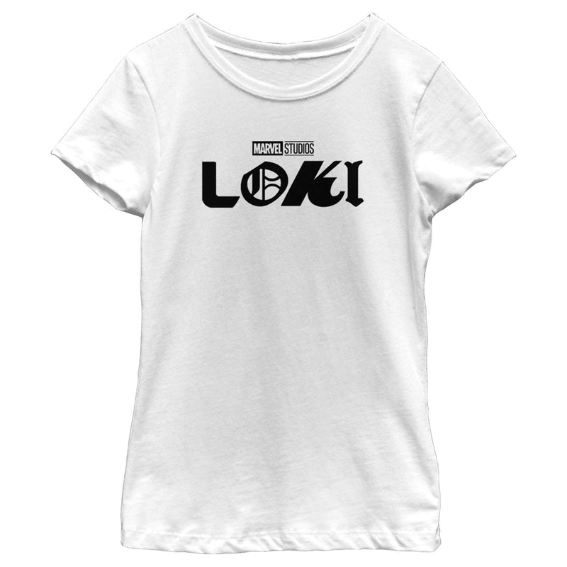 Girl's Marvel Loki Logo T-Shirt