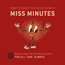 Junior's Marvel Loki Miss Minutes Check In T-Shirt