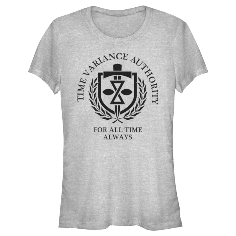 Junior's Marvel Loki Time Variance Authority For All Time T-Shirt