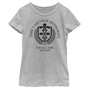 Girl's Marvel Loki Time Variance Authority For All Time T-Shirt