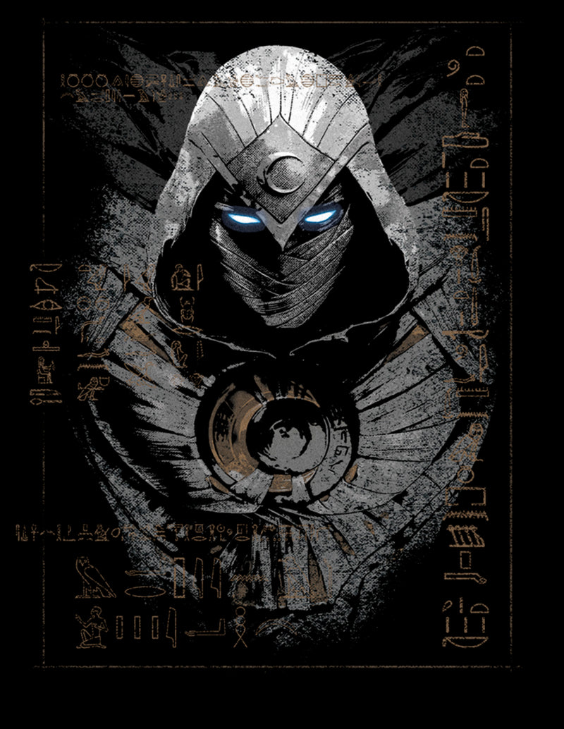 Men's Marvel Moon Knight Egyptian Glyphs T-Shirt