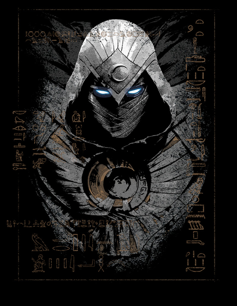 Boy's Marvel Moon Knight Egyptian Glyphs T-Shirt