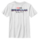 Boy's Marvel Spider-Man: No Way Home Logo White T-Shirt