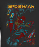 Junior's Marvel Spider-Man: No Way Home Slinging Cover T-Shirt