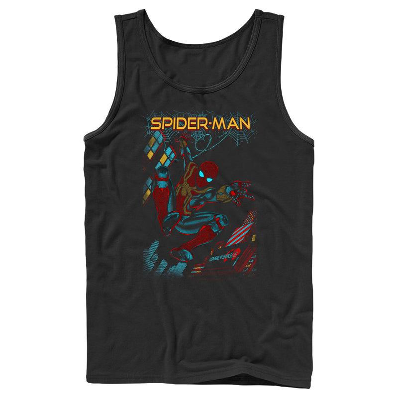 Men's Marvel Spider-Man: No Way Home Slinging Cover Tank Top