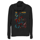 Junior's Marvel Spider-Man: No Way Home Slinging Cover Cowl Neck Sweatshirt