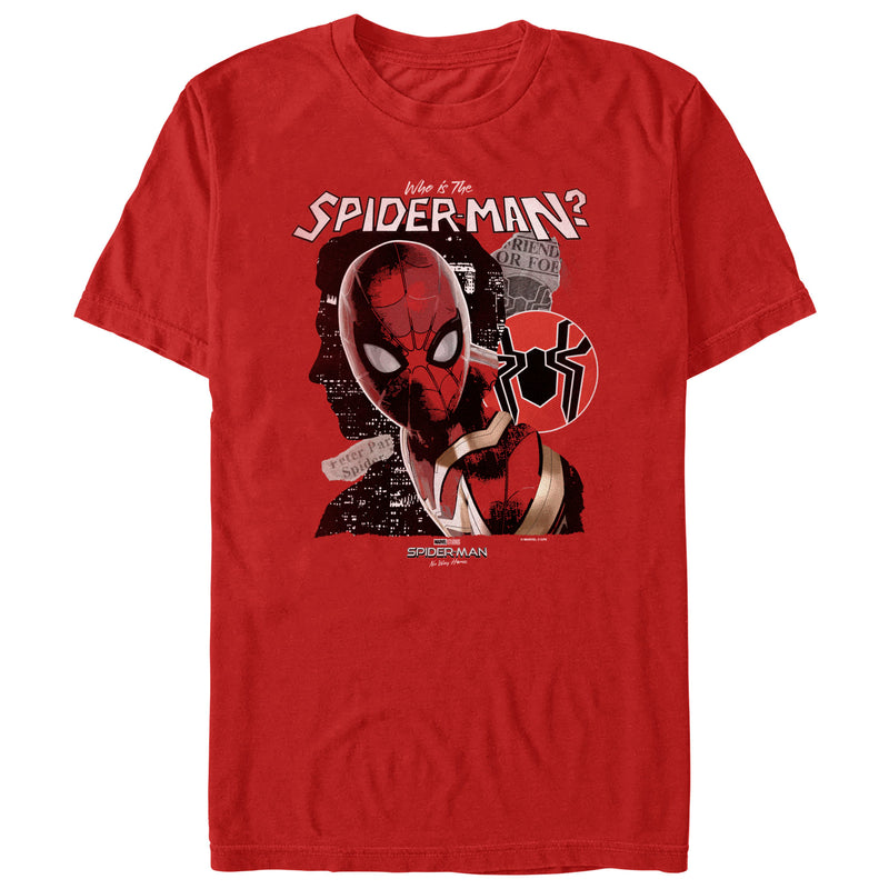 Men's Marvel Spider-Man: No Way Home Who is the Spider-Man T-Shirt