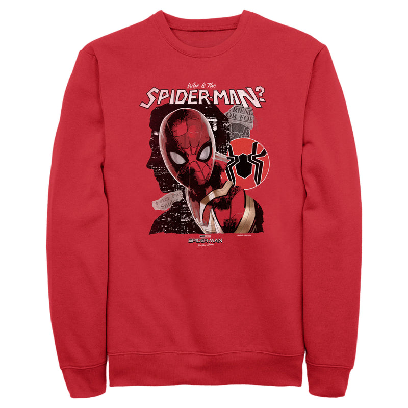 Men's Marvel Spider-Man: No Way Home Who is the Spider-Man Sweatshirt