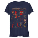 Junior's Marvel Spider-Man: No Way Home Iron Suit Gear T-Shirt