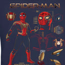 Junior's Marvel Spider-Man: No Way Home Iron Suit Gear T-Shirt