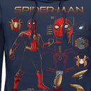 Men's Marvel Spider-Man: No Way Home Iron Suit Gear Pull Over Hoodie
