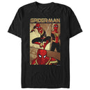 Men's Marvel Spider-Man: No Way Home Three Panel Poster T-Shirt