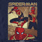 Men's Marvel Spider-Man: No Way Home Three Panel Poster T-Shirt