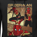 Men's Marvel Spider-Man: No Way Home Three Panel Poster Pull Over Hoodie