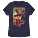 Women's Marvel Spider-Man: No Way Home Three Panel Poster T-Shirt