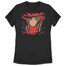 Women's Marvel Spider-Man: No Way Home Ripped Iron Suit T-Shirt